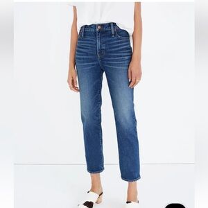 Madewell midrise classic straight jeans size 25